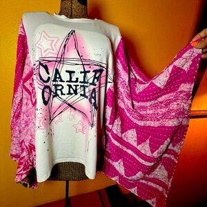 OOAK Upcycled TeeMoTha - California